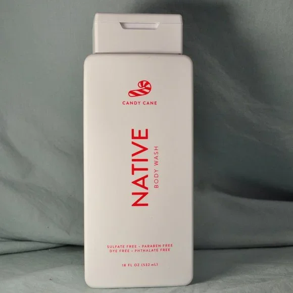 Native candy cane body wash & shampoo brand new UNUSED (B010)